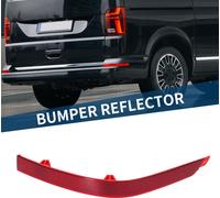 Réflecteur De Pare-Chocs No.7E0945106D Pour Vw Transporter T6 Multivan 2016-2020 / Feu De Position De Pare-Chocs Arrière Droit / Plastique Durable / 1 Pièce Rouge.