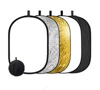 Réflecteur de Photographie Ovale Pliable et Portable for Studio Photo Multi-usages en extérieur pour Photo Vidéo(60x90cm)