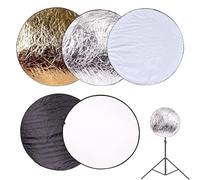 Réflecteur de photographie, réflecteur de lumière | Panneau diffuseur de lumière 5 en 1 - Réflecteur de lumière d'extérieur pour photographie, diffuseur de photographie pliable pour éclairage de
