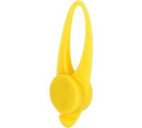 Réflecteur de sécurité en silicone pour laisse ou harnais, 8 cm, jaune, Kerbl