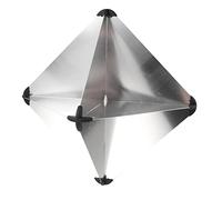 Réflecteur de Type octaédrique Marin, réflecteur de Bateau en Aluminium, Grand matériel de 340 x 340 x 470 mm pour la sécurité de l'eau, réflecteur en Aluminium Durable pour