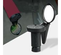 Réflecteur De Vue Arrière Convexe Pour Vélo, 1 Pièce, Barre De Chute Universelle Pour Guidon, Montage Gauche Et Droit, Acrylique