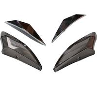 Réflecteur GiVi transparent pour baguette décorative avec support de feu stop chromé