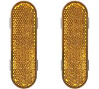 Réflecteur latéral avant pour scooter ZT3 Pro - Pièce de rechange en ABS jaune pour une meilleure visibilité et sécurité en cas de faible luminosité (C)