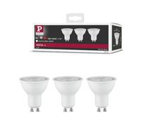 Réflecteur LED Paulmann, kit de 3 pièces, GU10, 7 W, 4 000 K, blanc dépoli | TEMPÉRATURE DE COULEUR EN K - 4 000 kelvins : lumière blanche neutre aux effets plutôt actifs