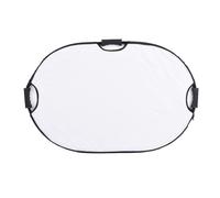 Réflecteur multifonction ovale portable Andoer 90*60cm pliable 5 en 1 avec réflecteurs or/argent/blanc/noir/translucide pour studio photo