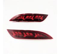 Réflecteur Pare-chocs Arrière Pour Ford Pour Focus Hatchback 2015-2018 1 Paire Feux Arrière 8 LED Réflecteurs Clignotants Feux Freinage Antibrouillard