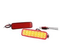 Réflecteur pare-chocs arrière Pour Ford Pour Transit Pour Custom Pour Connect Pour Tourneo 2013 : 1 Paire De Réflecteurs Pare-chocs Arrière À LED(2Piece RED LENS)