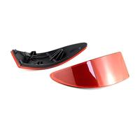 Réflecteur pare-chocs arrière Pour Lexus MK II IS 250 220d 200d (2005-2014) : Réflecteur De Pare-chocs Arrière (2 Pièces) Avec Feu Stop Intégré (ampoule Non Incluse)(Red Lens No Light)