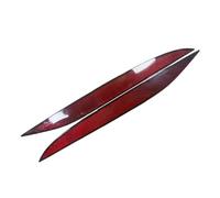Réflecteur Pare-chocs Arrière Pour Tesla Pour Model X 2016-2023 Bande Avertissement Coque Frein Arrière Couvercle Lampe Réflexe Pare-chocs Rouge 1034342-00-C(1 Left and 1 Right)