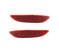Réflecteur Phare Voiture Brouillard Pare-chocs Freinage Clignotant Pour City Pour Grace 2014 2015 2016(Red Cover)