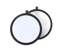 Réflecteur Photo Diffuseur de lumière Portable 2 en 1 for Studio Photo, 30/60/80/110 cm, Pliable, Accessoire de Photographie(60cm 2in1 Reflector)