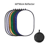 Réflecteur Portable Pliable Ovale Multi-Disque pour Studio Photo,Accessoires de Photographie,100x150cm,7 en 1 - Type 60x90 cm