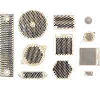 Réflecteur prismatique 36 x 55 mm avec support 40,5 x 60 mm Datalogic R6 95A151350 (L x l x H) 60.5 x 40.5 x 8 mm