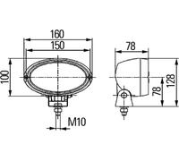 Lampe de travail HELLA 1GA 996 161-121