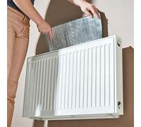 Reflecteur Radiateur, Plaque Isolant Thermique en Aluminium a Double Face 5MM, Isolation Derrière Le Radiateur, Accessoire Économie d'Énergie Maison(W 50 x H 110 cm)