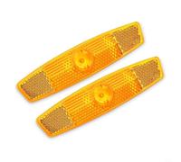 Réflecteur Rayon Vélo 11.5cm Haute Visibilité Nuit | Haute luminosité, visible la nuit, sécurité accrue, matériau plastique , 11.5x3cm