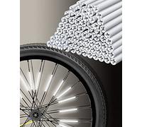 Reflecteur Rayon Velo,72 PCS Visibilité à 360° Réflecteurs pour Rayons de Vélo Bicyclette Rayons Réfléchissants pour Tous Les Rayons de Vélo Standard