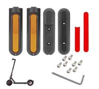 Réflecteurs de roue de scooter électrique pour Xiaomi 4 Pro, protections de protection en ABS PC avec bandes haute visibilité, housses de sécurité avant et arrière pièces de rechange avec (pour avant