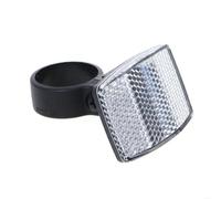 Réflecteurs de vélo 10/50 pièces réflecteur réfléchissant avant arrière voyant d'avertissement lentille de sécurité for vélo(White,10pcs)