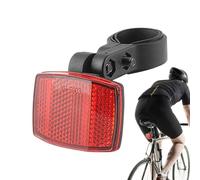 Réflecteurs de vélo de montagne - Panneau d'avertissement de sécurité pour la conduite de nuit - Accessoires hautement réfléchissants pour le vélo arrière - Disque réflecteur de sécurité imperméable