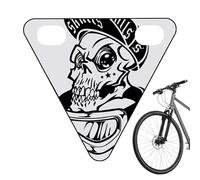 Réflecteurs de vélo | Panneau d'avertissement pour cyclistes | Plaque triangulaire décorative comme amélioration de la visibilité pour les randonnées, les courses, la ville, le vélo, les trajets en