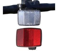 Réflecteurs de vélo pour conduite de nuit Kit de sécurité 2 pièces | Kit de réflexion de vélo pour la sécurité routière Pour les trajets urbains en soirée, les routes non pavées, les montagnes