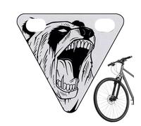 Réflecteurs de vélo pour vélos Adultes - Panneau de sécurité pour vélo de Route | Triangulaire décorative pour Sortie en Famille pour Adultes, VTT, Course, Trajet, vélo Urbain