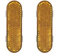 Réflecteurs latéraux avant de rechange pour scooter Zt3 Plus - Jaune vif - Haute visibilité - Construction ABS - Montage facile - Équipement extérieur (C)