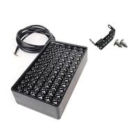 Réflecteurs Pare-Chocs Arrière 72 LED Feu Stop Universel Pour Voiture 12 V Style F1 Feux De Signalisation À LED Diffuseur Arrière Spoiler Feu Arrière(B-White LEDs)