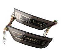 Réflecteurs Pare chocs Arrière Pour Ford pour Focus Hatchback 2009-2013 pour Ecosport 13-20 2 pièces arrière pare-chocs lampe réflecteur antibrouillard clignotant(Style-B)