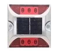 Réflecteurs solaires pour allée - Matériaux robustes Bornes lumineuses LED avec panneaux solairs | Aide dynamique Balises réfléchissantes pour sécurité de nuit et guidage extérieur