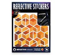 Reflective Berlin Unisexe - Adulte Shapes Reflex Stickers Cube Miel Taille Unique