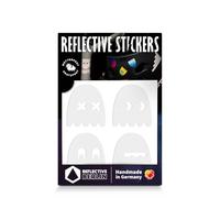 Reflective Berlin Unisexe - Autocollants réfléchissants pour Adulte - Blanc fantôme - Taille Unique