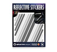 Reflective Berlin Unisexe - Autocollants réfléchissants pour Adultes - Gris uni, Taille Unique