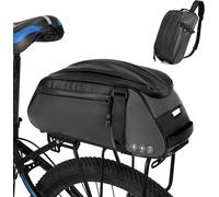 Reflective Bicycle Luggage Bag,Bicycle Back Seat Bag,Water Resistant Bicycle Storage Box,Luggage Trunk With 8l Capacity