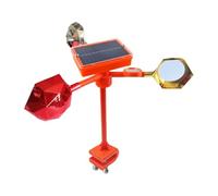 Reflective Bird Detarrent - Outdoor Solar Alarm Repulsion Unit, Sound Activated Scaring Accessory | Balcony Fence Eaves Orchard Coverage, Flashing Light Interference, Eco Friendly Opration, Effective