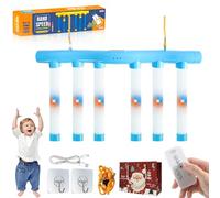 Reflective Drop Stick Challenge Game Set, Drop It Catch It Win Its Reaction Game, Falling Sticks Catching Games, 3 Dropping Speeds Quick Reactions Training Toy, for Kids Adults (D-with remote)