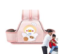 Reflective Harness for Kids, Motorcycle Back Seat Belt, Child Safety Strap, Electric Vehicle Seat Belt with Reflective and Cushioning Design for Electric Vehicles and Motorcycles