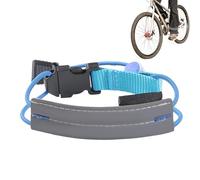 Reflective Leg Bands, Elastic Running Gear Straps, Adjustable Safety Tape for Men Women, High Visibility Cycling Walking Accessory, Sturdy Reflector Bands for Night Jogging, Outdoor Exercise Safety