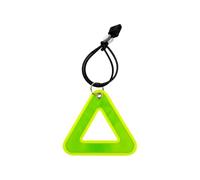 Reflective Pendants - High Visibility Triangle Bike Safety Ornament, Cyclin
