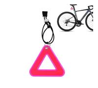 Reflective Pendants - High Visibility Triangle Bike Safety Ornament, Cyclin