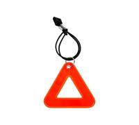 Reflective Pendants - High Visibility Triangle Bike Safety Ornament, Cyclin