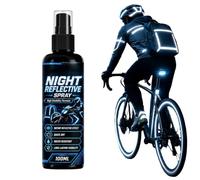 Reflective Spray for Outdoor Cycling, 100ml Weatherproof Agent Camping