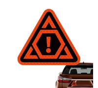 Reflective Stickers, Safety Decals, Visibility Strips, 4.21x3.74 Inches, Anti Collision Adhesive with High Reflective, Ideal for Cars Helmets Motorcycles Trailers Hard or Outdoor Night Use