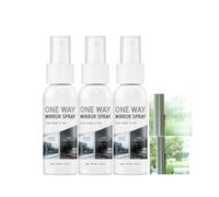 Reflective Window Spray For Home & Car, One-Way Mirror Privacy Shield Spray,Temporary Privacy Window Film Treatment For Home, Office & Vehicle Windows (3PC)