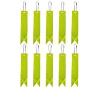 Reflector Pendant - Lot de 10 pendentifs réfléchissants, imperméable pour, marqueurs de sécurité pour, Highly Visible Night Walking Gear, Bright School Bag Accessory | Long Lasting