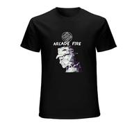 Reflektor Arcade Fire T-Shirt Graphic Tee Printed Top Mens Black Shirt XL