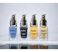 Reflet Cosmétique - Coffret découverte - Routine 4 Produits format voyage - Lait Nettoyant + Gel Hydratant + Sérum Oléogel Barbe & Cheveux + Crème Revitalisante - 15ml