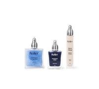 Reflet Cosmétique - Coffret Peau Nette et Belle Barbe - Nettoyant visage + Hydratant visage +Sérum barbe et cheveux